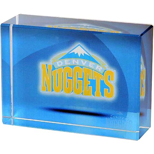 Denver Nuggets Crystal Block
