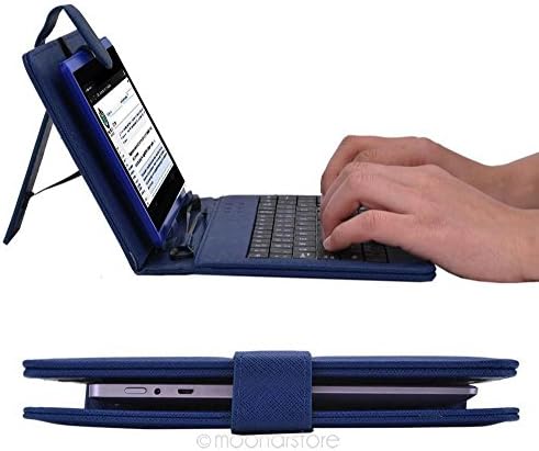 Universal 7 Inch Tablet Pc General Usb Pu Leather Keyboard Case English Letters Free Stylus Pen