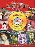 Vintage Song Sheet Covers CD-ROM and Book (Full-Color Electronic Design Series)