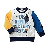 ダブルB(mikihouse) デニムポケットモチーフのトレーナー(63-5604-976) 90cm マルチ（87）