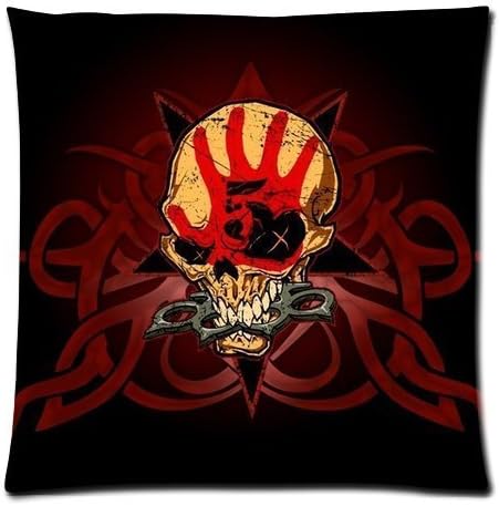 Generic Personalized Five Finger Death Punch 5FDP Metal Band Logo Music Series Cool Design Sold By Too Amazing Zippered Throw Pillowcase 18x18 inches (one sides)