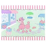 Pink Poodle in Paris Activity Placemats (4) Party Supplies