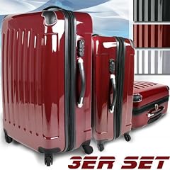 REISEKOFFER SET TROLLEY HARTSCHALEN 3 tlg. KOFFER-SET