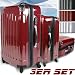 Produkt-Bild: TRSE01 REISEKOFFER SET TROLLEY HARTSCHALEN 3 tlg. KOFFER-SET