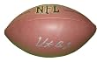 San Diego Chargers Vincent Brown Autographed NFL Wilson Composite Football, Proof Photo