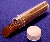 Wheat Penny Roll (50 Coins) Mixed Years & Mints Circulated Good or Better in Coin Tube