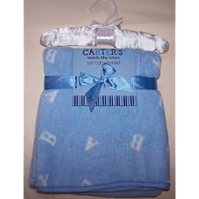 Carter's Soft Baby Blue Blanket
