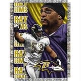 Baltimore Ravens NFL Ray Lewis 48" X 60" Acrylic Tapestry
