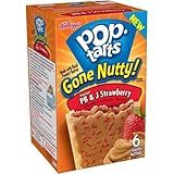 Pop-Tarts Toaster Pastries-Gone Nutty PB&J Strawbery-10.5 oz