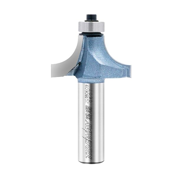 Round Over Edging Router Bit 1/2 Inch Shank Double Flute Solid Surface