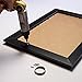 Craig Frames 1WB3BK 13 by 19-Inch Picture Frame 4-Piece Set, Smooth Finish, 1-Inch Wide, Black
