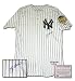 Yogi Berra New York Yankees MLB Hand Signed Authentic Style Home White Baseball Jersey with Yankee S