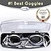 GogglX Swimming Goggles for Men and Women with 3 Pcs Nose Bridge