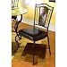 Crescent Village Hammerly Collection Semi-Knocked Down Dining Chairs, Set of 4, Black...