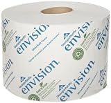 bathroom tissues:Georgia-Pacific Envision 19448/01 White 2-Ply High Capacity Standard Bathroom Tissue, 4.05