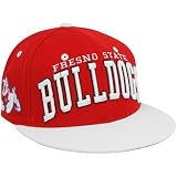 Zephyr Fresno State Bulldogs Cardinal-White Superstar Snapback Hat