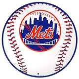 NY Mets Baseball Metal Sign