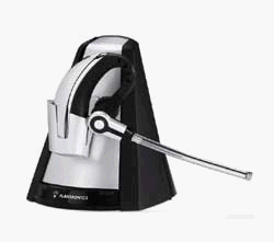 Plantronics - C70N Micro-casque sans fil pour téléphones DECT compatibles GAP & systèmes DECT d'entreprise - avec base & micro antibruit