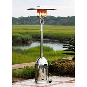 Fire Sense Stainless Steel Deco Commercial Patio Heater