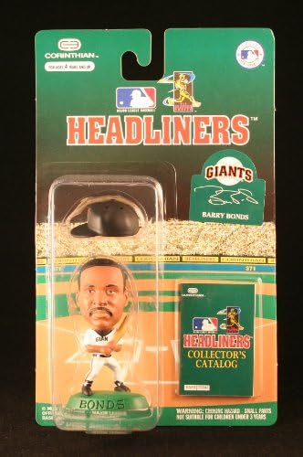 BARRY BONDS / SAN FRANCISCO GIANTS * 3 INCH * 1996 MLB Headliners Baseball Collector Figure
