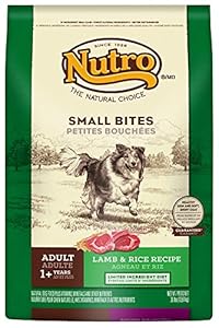 The Nutro Company Adult Small Bites Limited Ingredient Diet Dog Food with Lamb and Whole Brown Rice Formula, 30-Pound