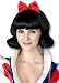 Accessories - Black Princess, Snow White Style Wig with an Attached Red Bow. This Accessory is the P