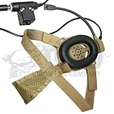 UFCHS02MTTAN　ＢＯＷＭＡＮタイプ　タクティカルヘッドセット　モトローラ用TAN