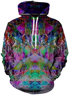 Artist Threads Cosmic Play Hoodie - Premium All Over Print Graphic Hoodies - Large