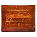 Corydon Vintage Wine Label Glass Platter