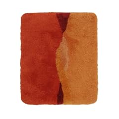 Liedeco Badezimmer-Garnitur 'Manuela' | Badematte terracotta Bidet 055 cm x 065 cm