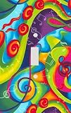 Funky Music Art Decorative Switchplate Cover