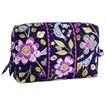 Vera Bradley Large Cosmetic in Floral Night