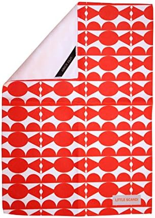 LITTLE SCANDI Luxury Spa &amp; Bath Towel For Baby And Adult, Super Soft &amp; Absorbent, 16X12, "Sweet Canndy"