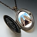 Pugster Landmark Gothic Architecture Photo Pendant Necklace