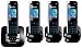 Panasonic KX-TG8424EB Colour DECT Quad Telephone with Answer Machine - Black