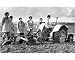 10x8 Photograph (25x20cm) British girls of the Womens Land Army learning to plough with a tractor,... by Heritage-Images