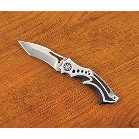 STAINLESS STEEL NINJA STYLE FOLDING KNIFE