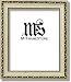 8x10 / 8 x 10 Picture/Photo/Certificate Frame, Cream with Antique Gold Floral Design
