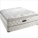 IMAGE OF Queen Simmons Beautyrest World Class Black River Bay Plush Pillow Top Mattress