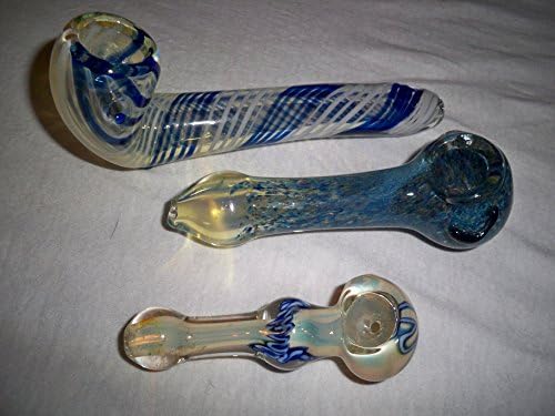 INCENSE BURNER MULTI-COLORED BLUE SET OF (3)