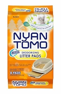 Nyantomo Purr Fect Potty Deodorizing Litter Pads Refill, 8 Pads