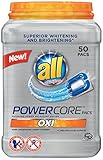 UPC 072613463121 product image for All POWERCORE Super Concentrated Laundry Detergent Pacs Tub, Oxi, 50 Count | upcitemdb.com