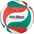 Molten - V5M4000, Pallone da pallavolo, colore: Bianco/Verde/Rosso