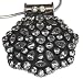 Romantic Jewelry Silver White Cut Stone Pendant 2 inches (pndt534)