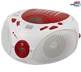 from METRONIC METRONIC CD-MP3 Pop Red Radio - red / white + Gulli flash drive bracelet
