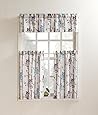 No. 918 Hoot Kitchen Curtain Valance, 56 by 14 inch, Mocha