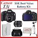 Canon EOS Rebel T3i Digital SLR Camera Kit with EF-S 18-55mm f/3.5-5.6 Lens Kit with SSE Tripod, Case & Battery Package