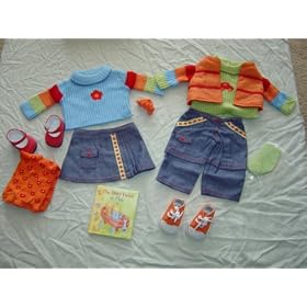 <b>American Girl Bitty Baby Twins Striped Sweater Play Outfit</b>