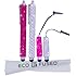 Eco-Fused 4 Universal Bling Stylus Pen Bundle (2 Long and 2 Short) / Compatible With Capacitive Touchscreen Devices (including all Apple and Android Phones and Tablets) / Microfiber Cleaning Cloth