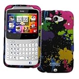 EMPIRE Paint Splatter Design Hard Case Cover for AT&T HTC Status